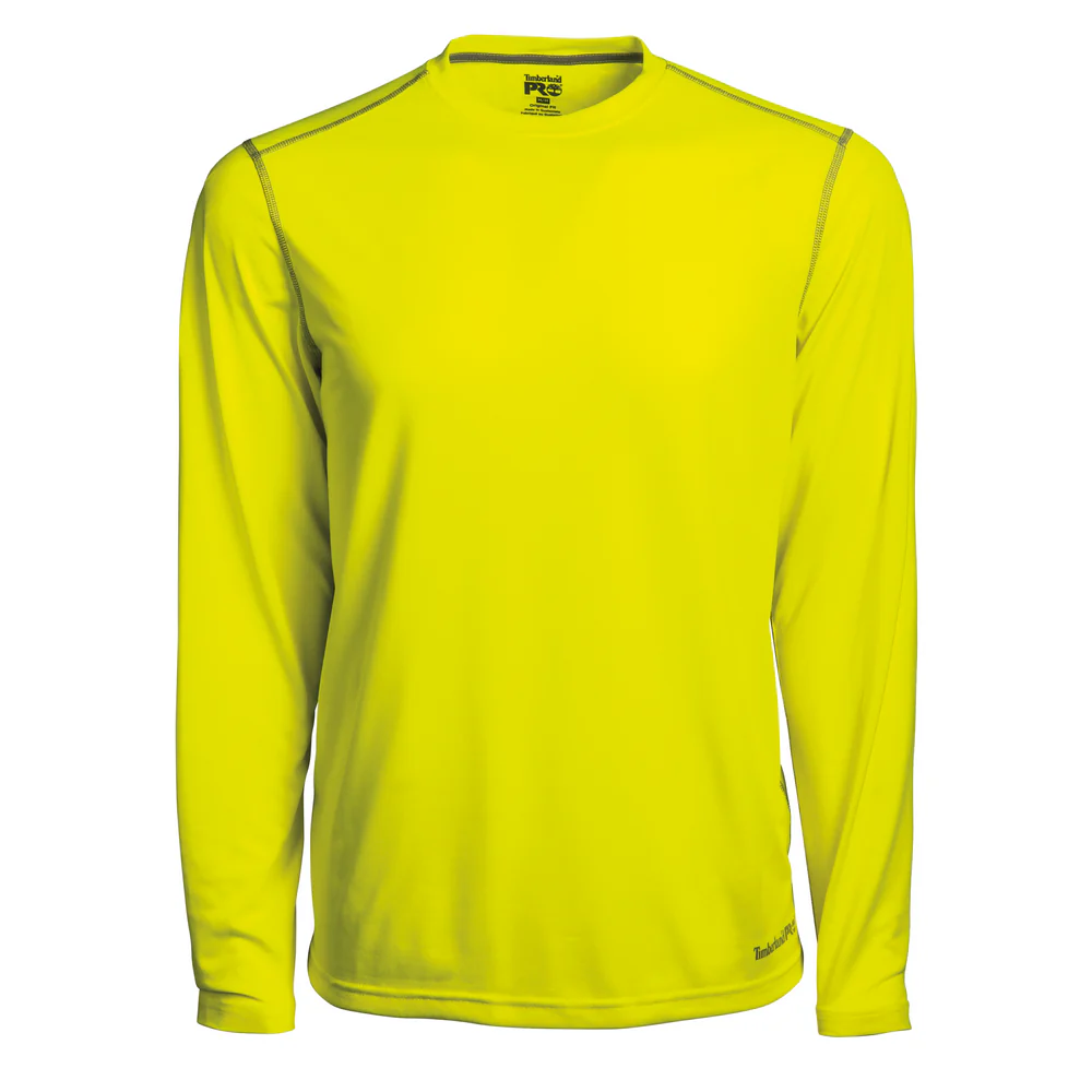 WICKING GOOD SPORT LONG SLEEVE T-SHIRT - C77-Pro Yellow | Timberland PRO TB0A1P3K