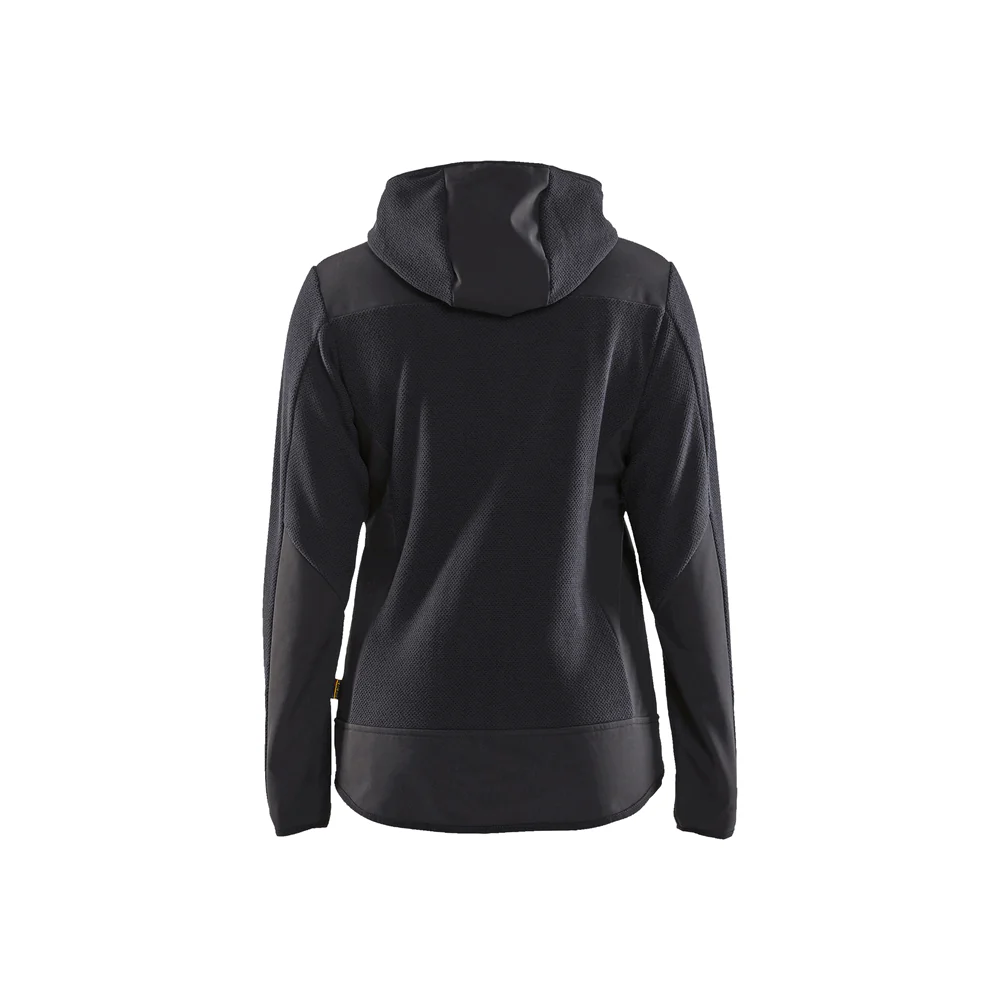 Women'S Knitted Fleece Jacket - 9799-Dark Grey/Black | Blaklader 47412536