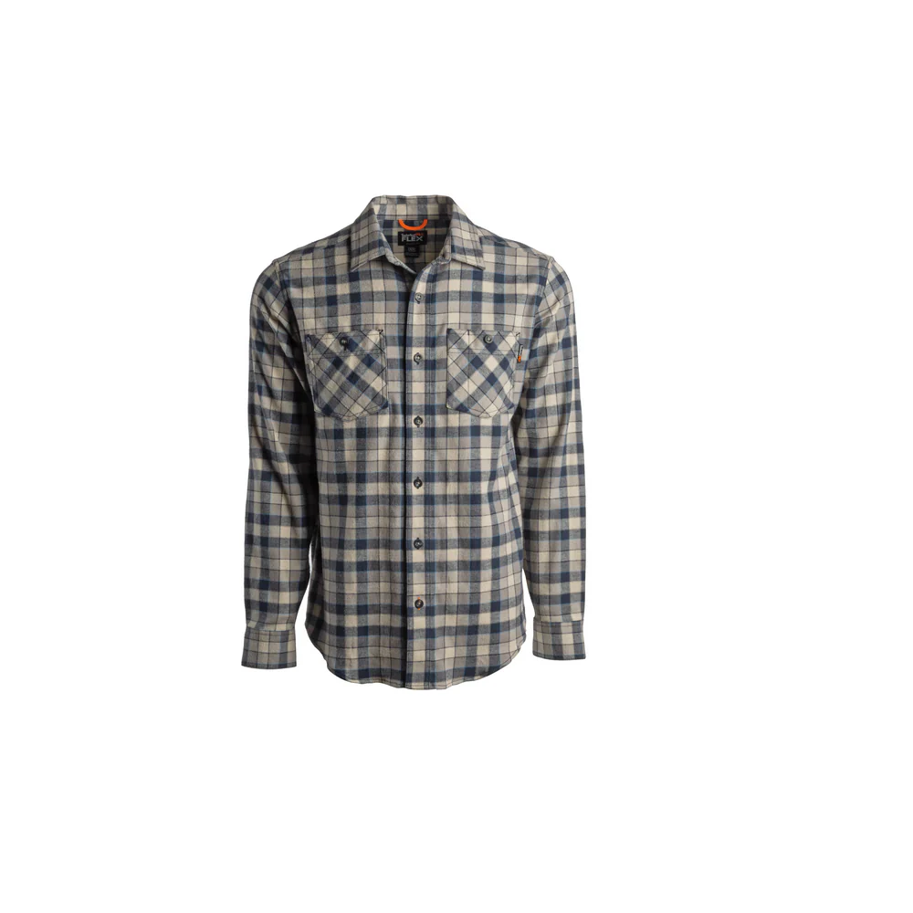 WOODFORT FLEX FLANNEL SHIRT - AG1-Total Eclipse Littleton Plaid | Timberland PRO TB0A1P41
