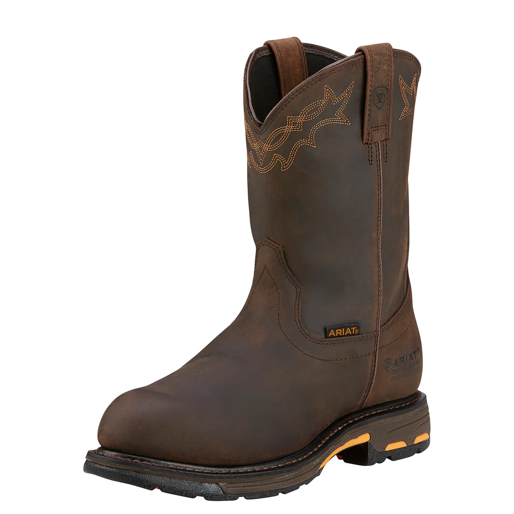 WORKHOG COMPOSITE TOE WATERPROOF BOOT - 200-Brown | Ariat 10001200