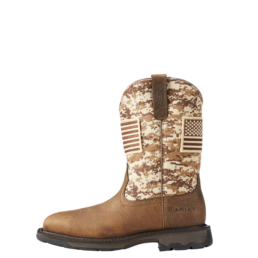 WORKHOG PATRIOT WORK BOOT - 200-Brown | Ariat 10023100 - Image 2
