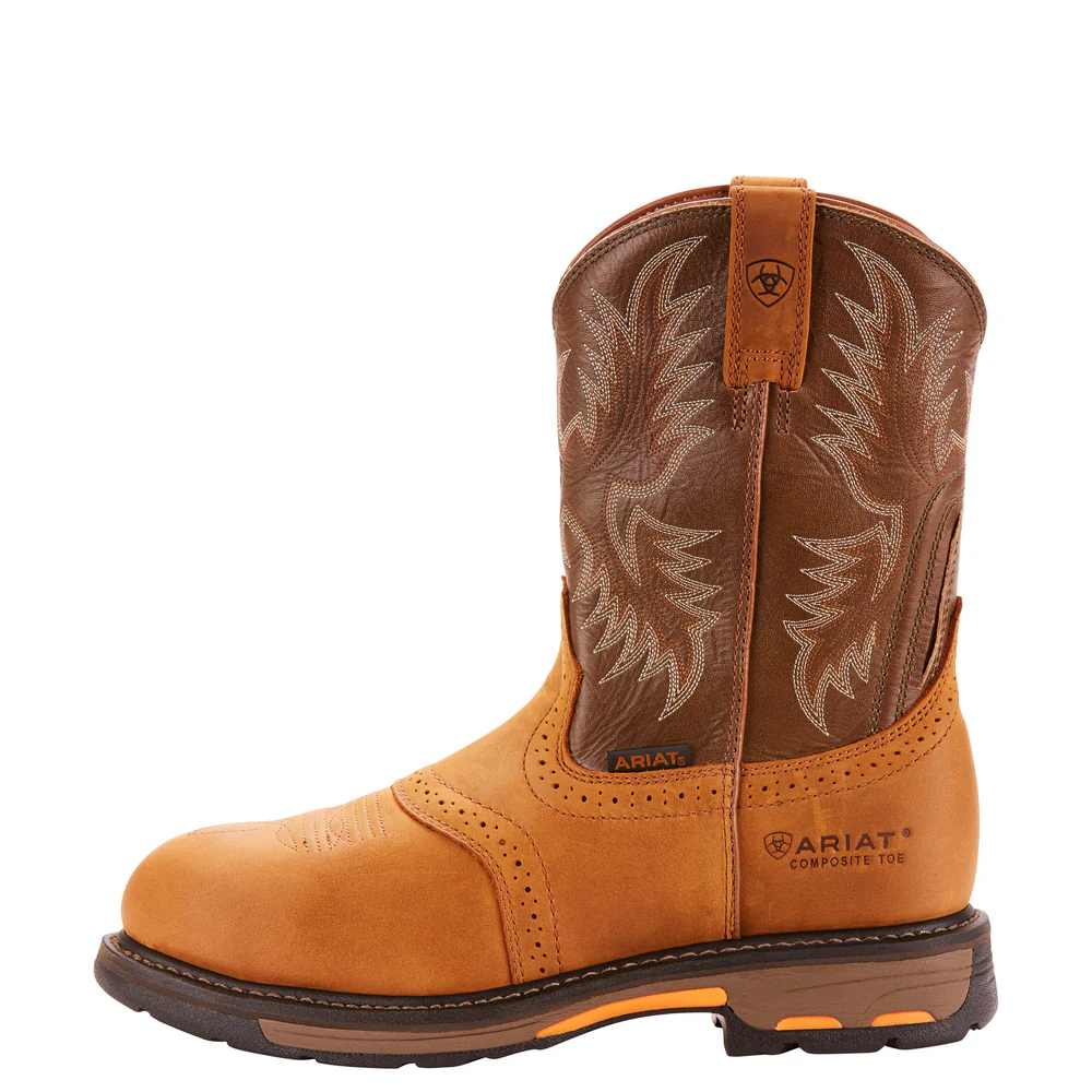 WORKHOG PULL-ON COMPOSITE TOE BOOT - 200-Brown | Ariat 10001191 - Image 2