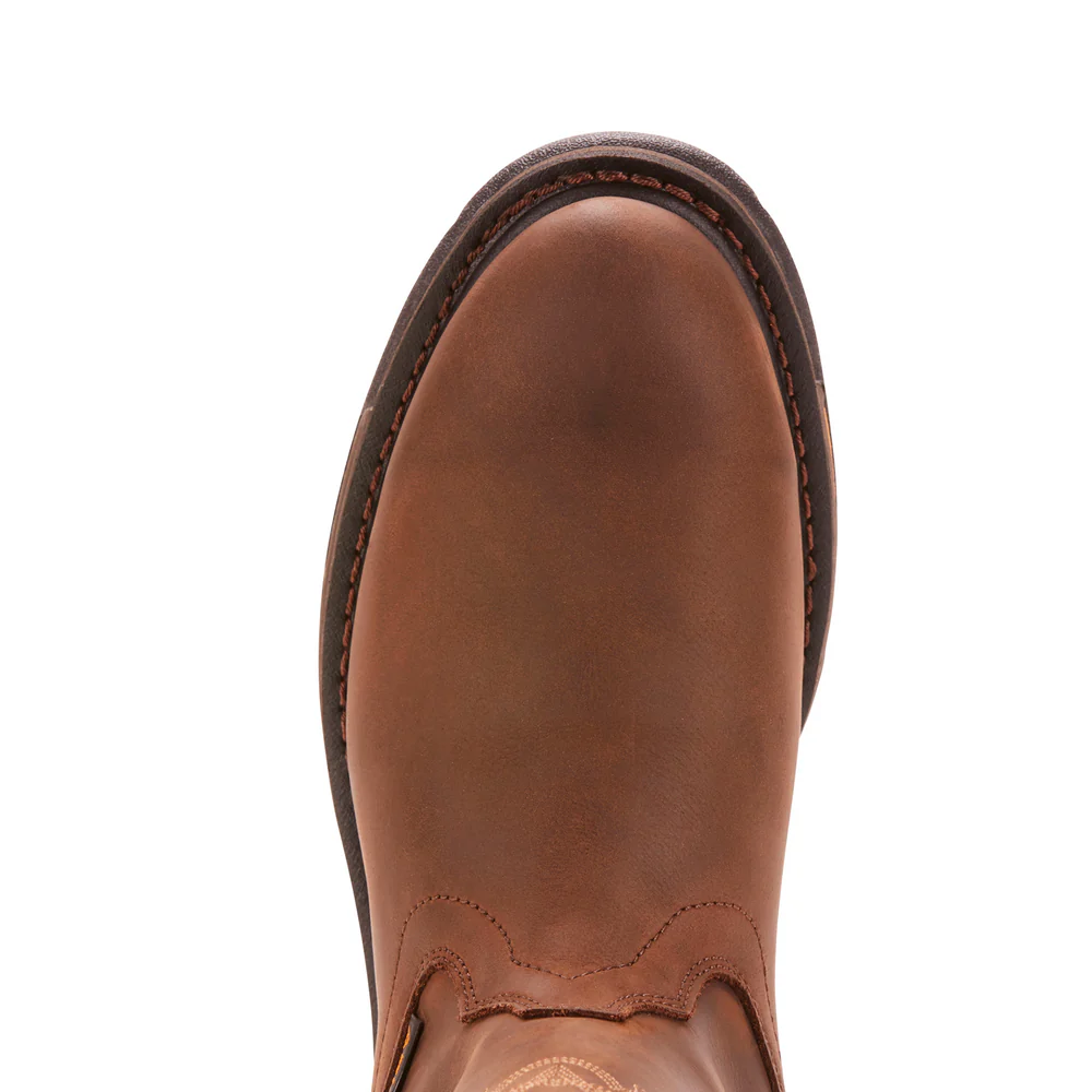 WORKHOG PULL-ON WATERPROOF BOOT - 200-Brown | Ariat 10001198 - Image 4