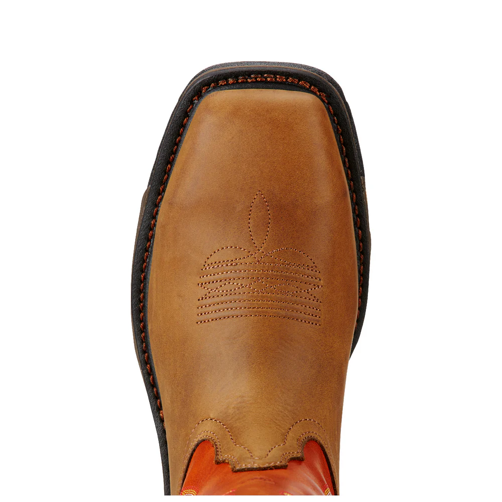 WORKHOG WIDE SQUARE COMPOSITE TOE CSA BOOT - 200-Brown | Ariat 10017170 - Image 4