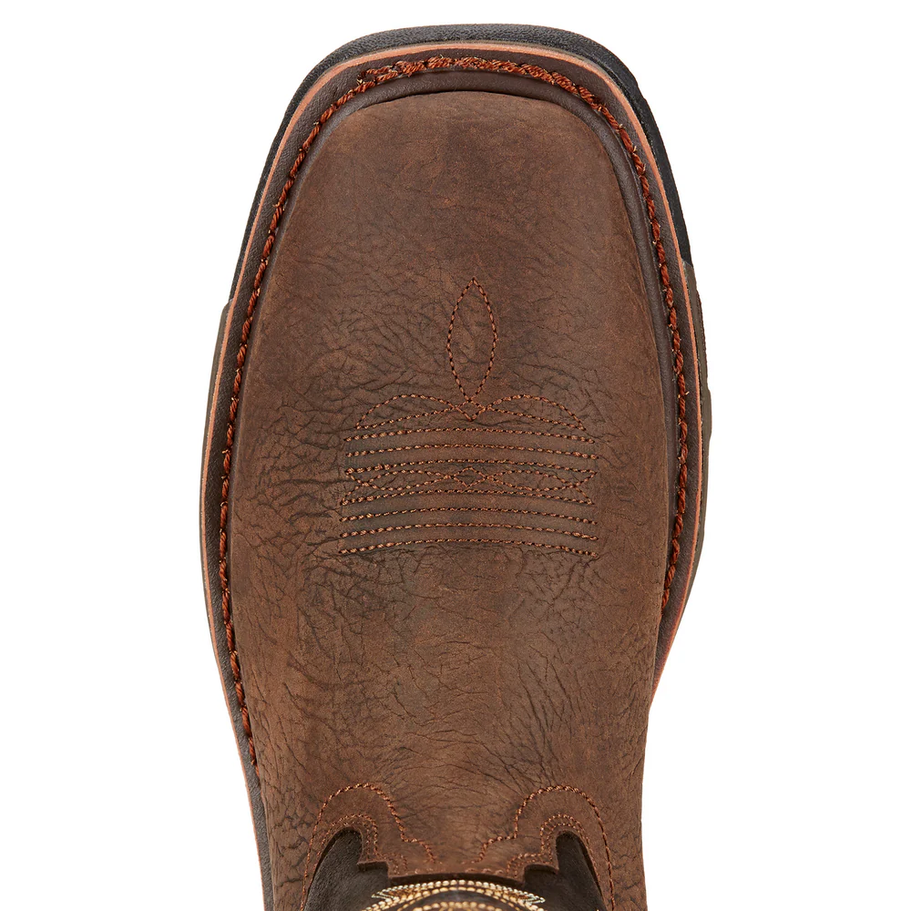 WORKHOG WIDE SQUARE TOE WATERPROOF WORK BOOT - 200-Brown | Ariat 10017436 - Image 4