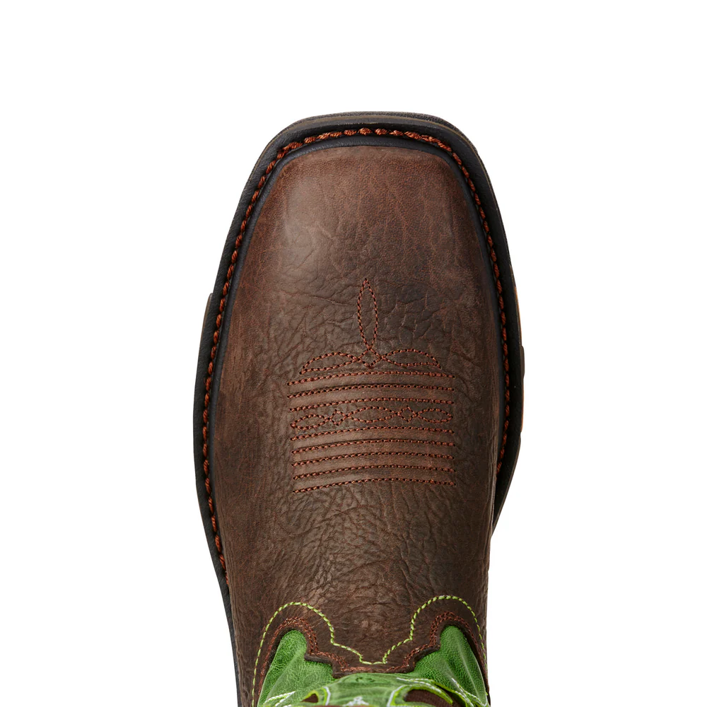 WORKHOG WIDE SQUARE TOE WORK BOOT - 200-Brown | Ariat 10020083 - Image 4