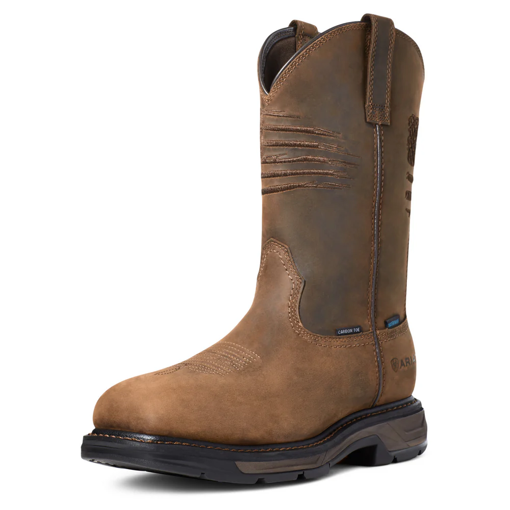 WORKHOG XT PATRIOT H2O COMPOSITE TOE BOOT - 200-Brown | Ariat 10036002