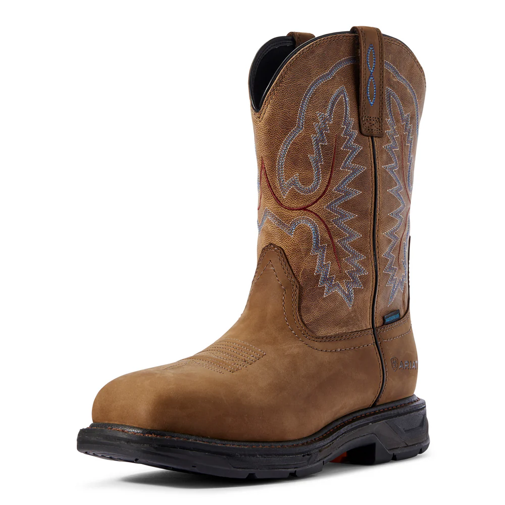 WORKHOG XT SQUARE TOE WATERPROOF BOOT - 200-Brown | Ariat 10031474