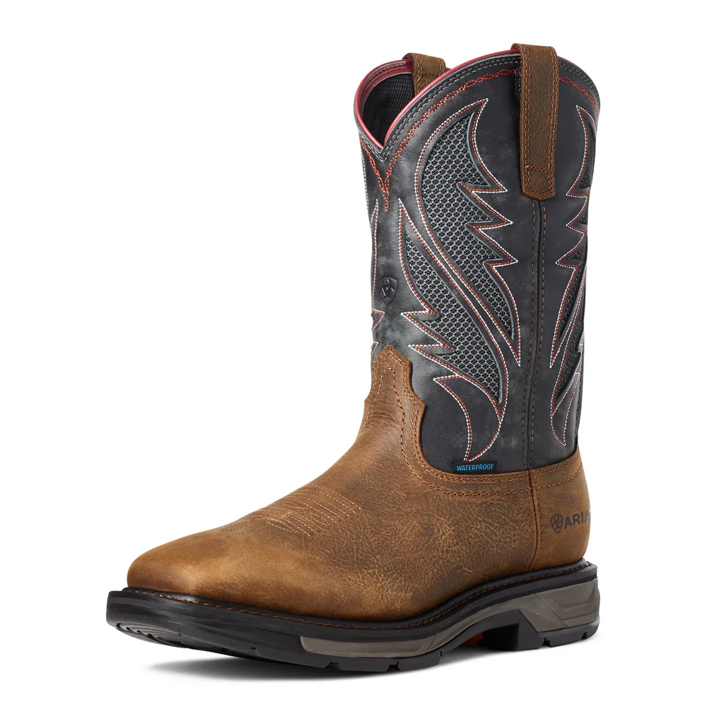 WORKHOG XT VENTTEK H2O BOOT - 200-Brown | Ariat 10035984